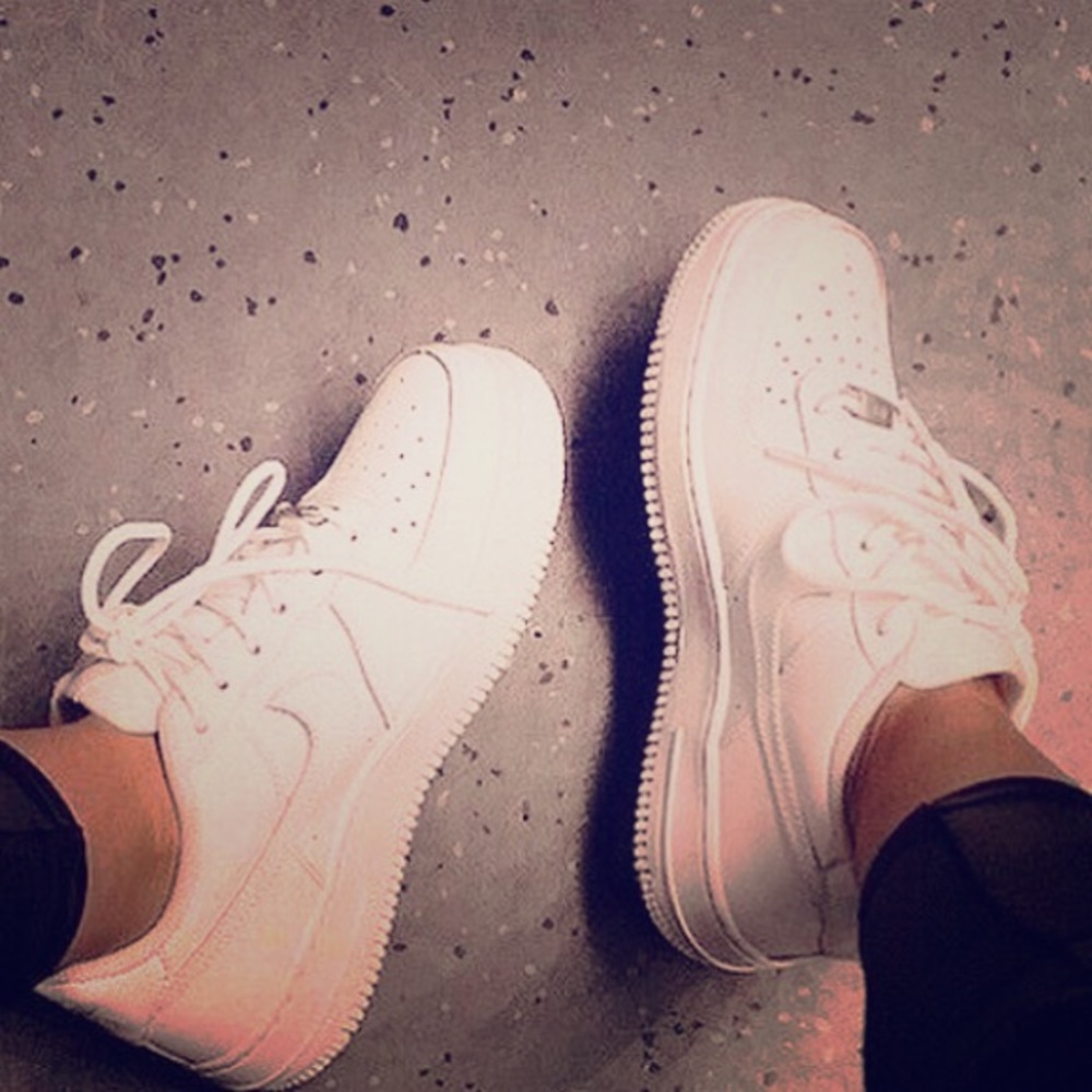 ISO Nike White Air Force 1 size 7.5 women’s